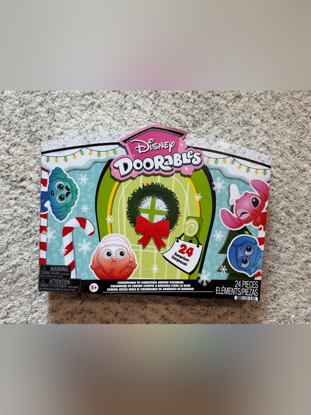 Disney Doorables 2025 Christmas Advent Calendar with 24 Surprises - Sealed